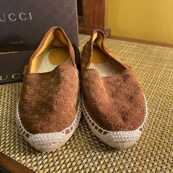 Authentic Ladies Gucci suede espadrilles - Picture 15 of 16